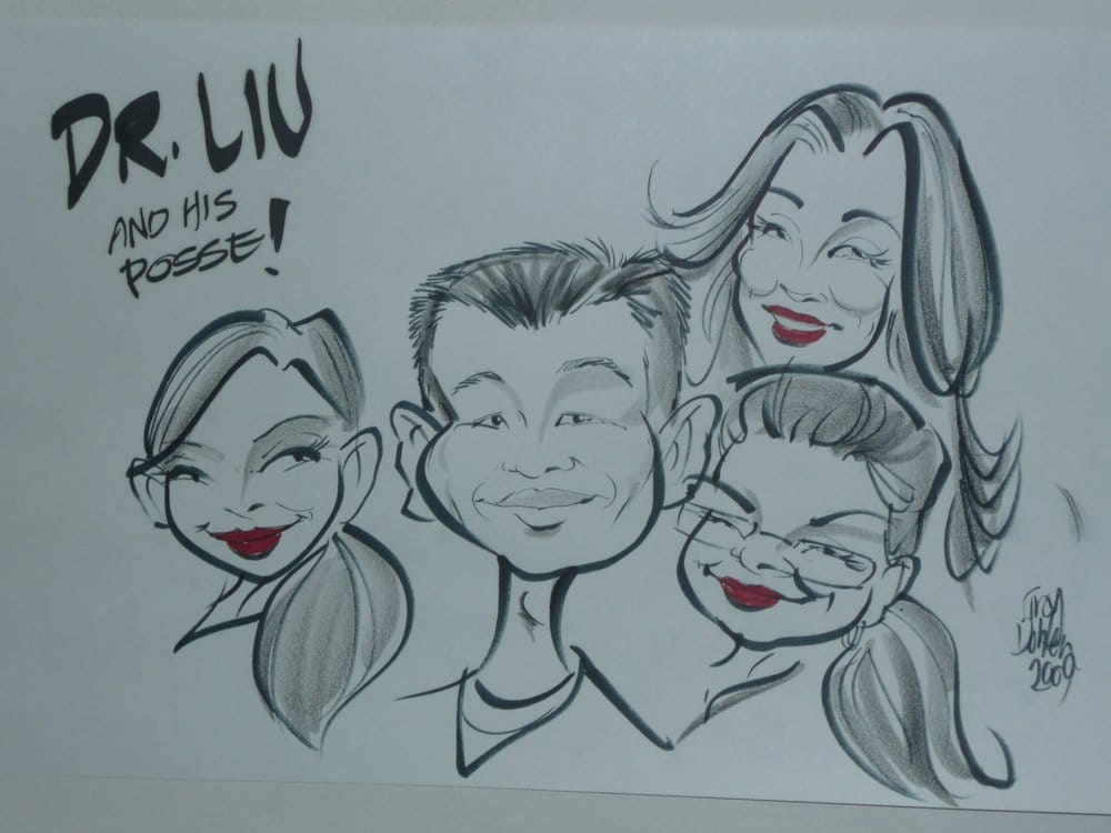 Dr. Liu and his dental team